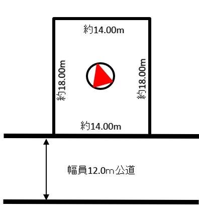 屯田5-12土地図